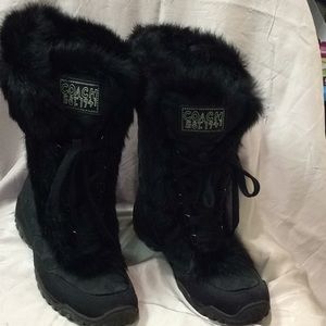Coach Black winter boots.